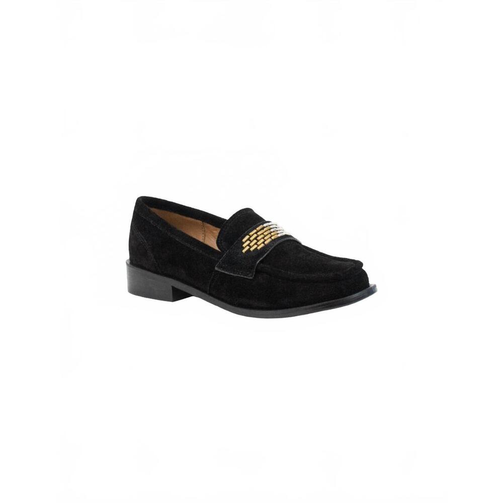 NEW CALLEEN CORDERO women's jackson loafers in black suede